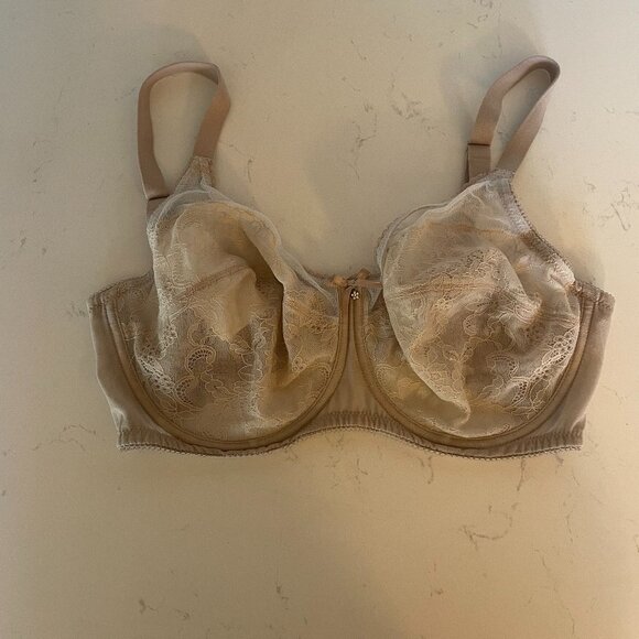 Wacoal Retro Fit Bra in Toast, Size 38DD / 38E ,‎855186